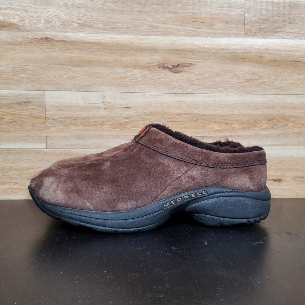 Merrell Primo Chill Slide Brown Suexe Shoes Mules Women's Size 6.5